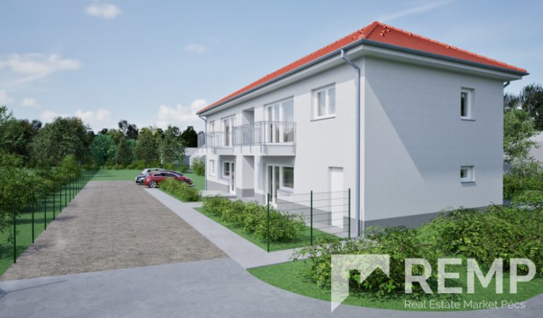 Pécs – új építésű, kertkapcsolatos lakás eladó, kis lakásszámú társasházban – 1. ingatlanfotó