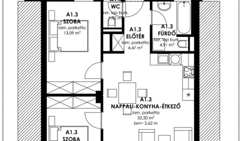 Egyetemvárosban, modern, új építésű lakások eladók! – 2. ingatlanfotó