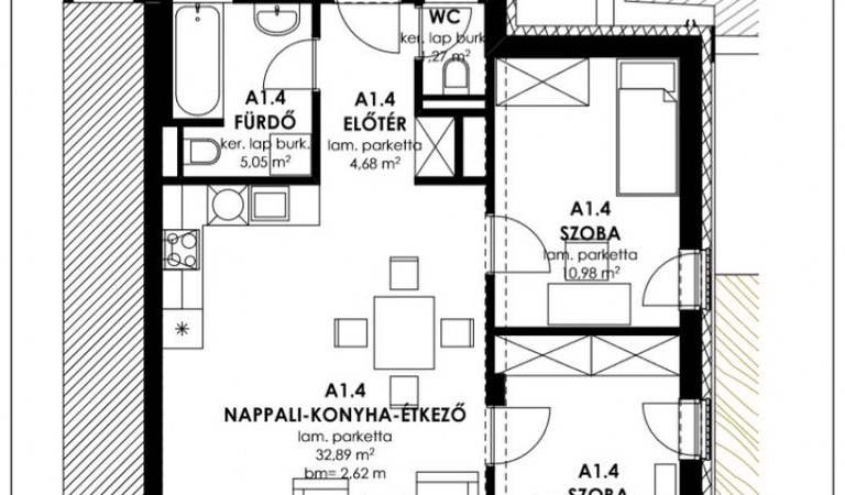 Egyetemvárosban, modern, új építésű lakások eladók! – 2. ingatlanfotó