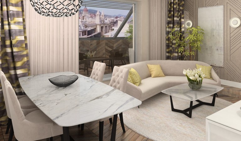 Budapesten az V. kerületben új építésű luxus , penthouse lakások eladók! – 3. ingatlanfotó