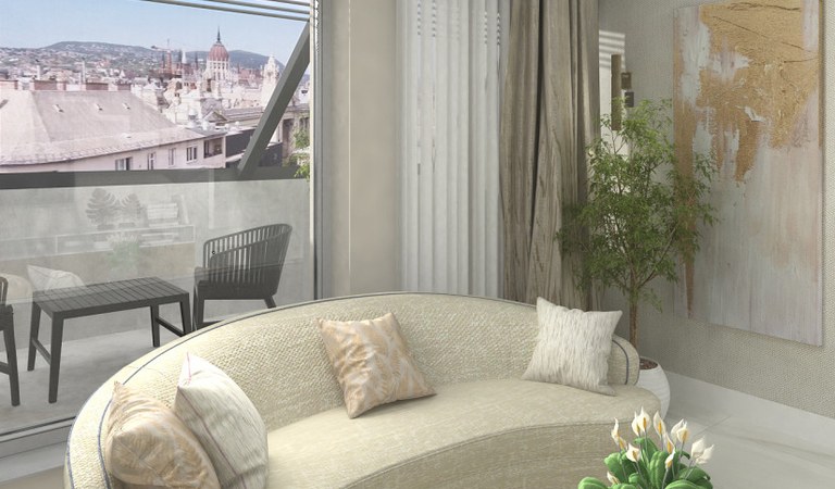 Budapesten az V. kerületben új építésű luxus , penthouse lakások eladók! – 2. ingatlanfotó