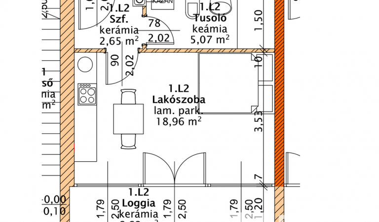 Pécsett az egyetemváros szívében új építésű lakás eladó – 3. ingatlanfotó