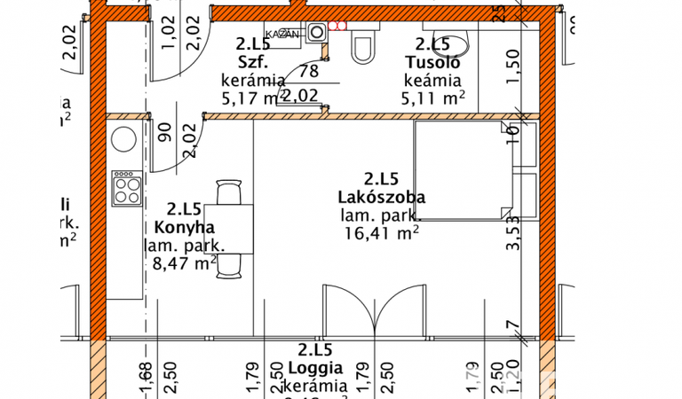 Pécsett az egyetemváros szívében új építésű lakás eladó – 3. ingatlanfotó