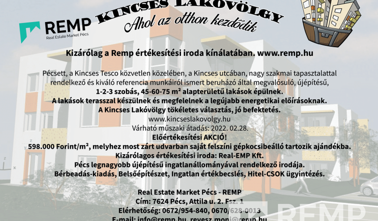 Kertváros-Nagypostavölgy=Kincses Lakópark – 1. ingatlanfotó