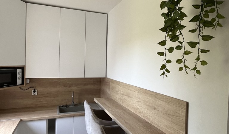 Beautifully renovated one and a half room panel apartment for rent in Pécs-Kertváros – 3. property photo